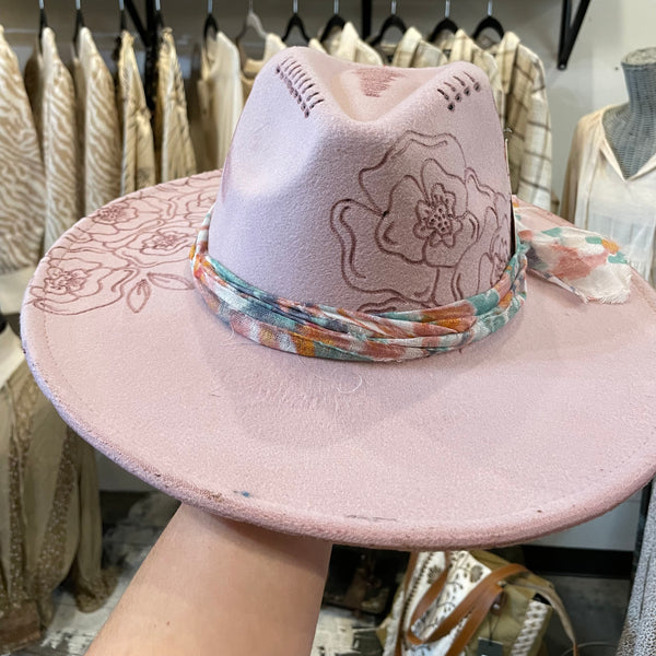 BOF Dusty Pink Felt Hat