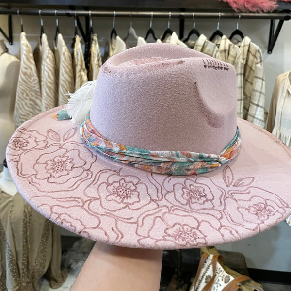 BOF Dusty Pink Felt Hat