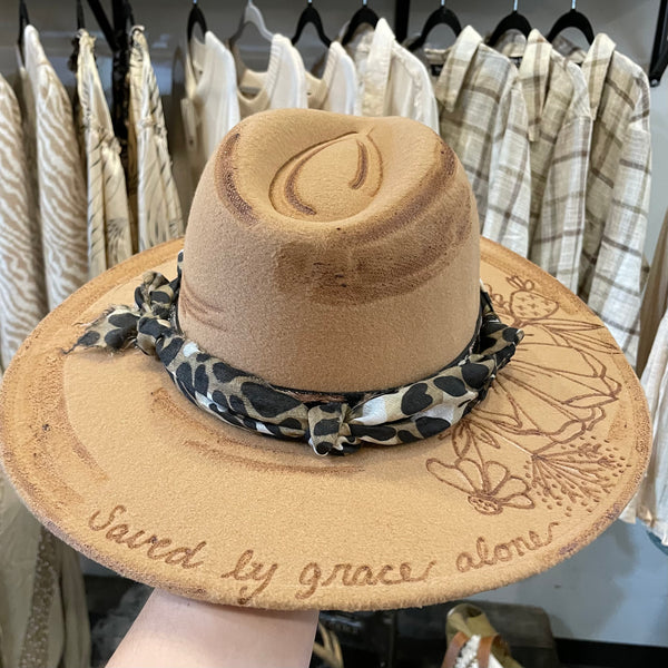 BOF Saved By Grace Tan Felt Hat