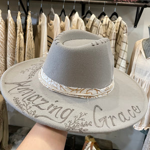 BOF Amazing Grace Grey Felt Hat