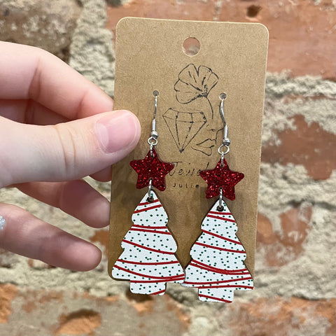 JBJA Lil' Debbie X-Mas Earrings