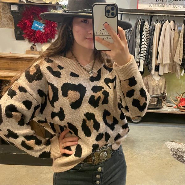 Cheetah Babe Sweater