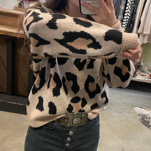 Cheetah Babe Sweater